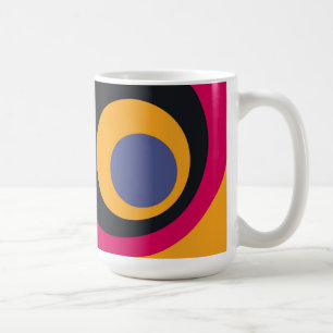 Retro Colourful Fifties Abstract Art Coffee Mug