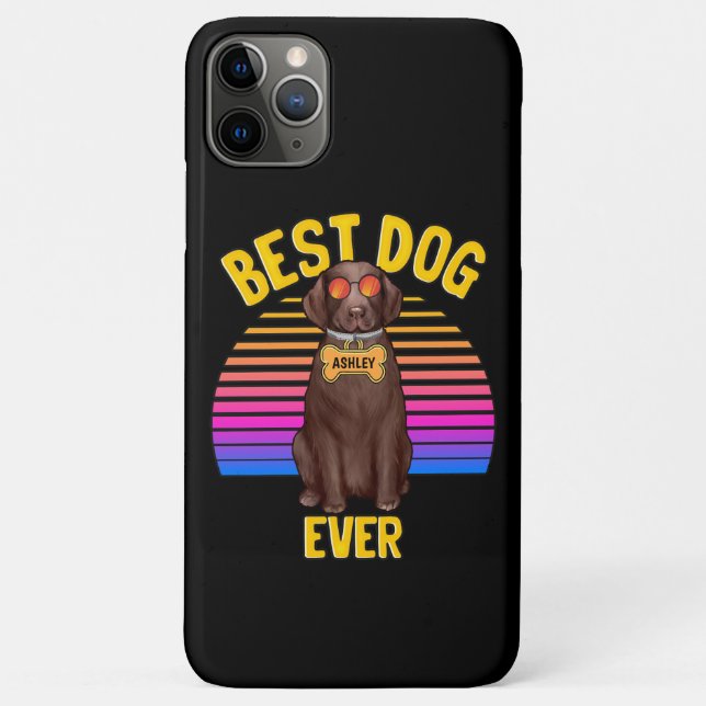 Retro Colourful Funny Labrador Retriever Best Dog Case-Mate iPhone Case (Back)