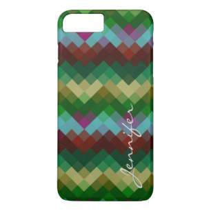 Retro Colourful Geometric Diamond Pattern #6 Case-Mate iPhone Case