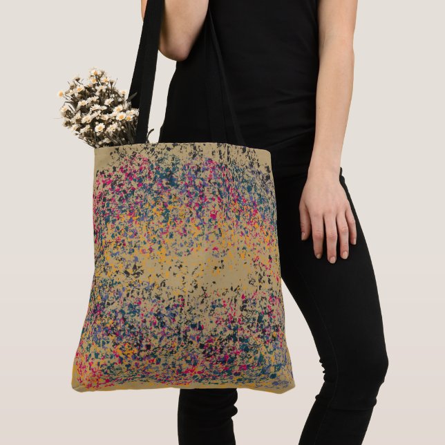 Retro Colourful Lips #2 Tote Bag (Close Up)