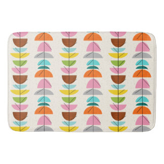 Retro Colourful Nests Bath Mat