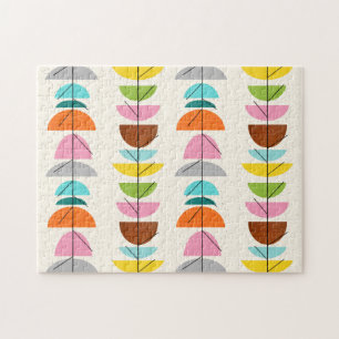 Retro Colourful Nests Puzzle