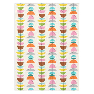 Retro Colourful Nests Tablecloth