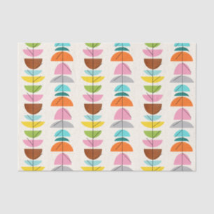 Retro Colourful Nests Tissue Paper