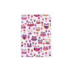 retro colourful owl bird pattern