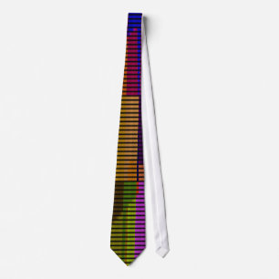Retro Colourful Polka Dots Pop Art Tie