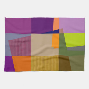 Retro Colourful Pop Art 2 Kitchen Towel