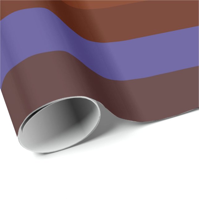 Retro Colourful Stripes Pattern #42 Wrapping Paper (Roll Corner)