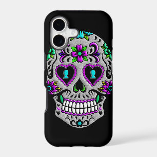 Retro Colourful Sugar Skull