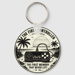 retro colours cute keychain