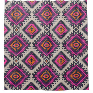 Retro colours, tribal Navajo design.