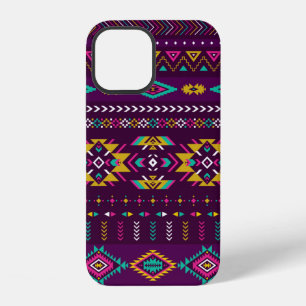 retro colours tribal vintage seamless navajo patte iPhone 12 case