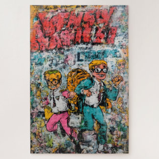 Retro Comic Duo Puzzle