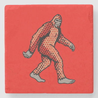 Retro Comic Forest Creature Pop Art Panel Stone Coaster