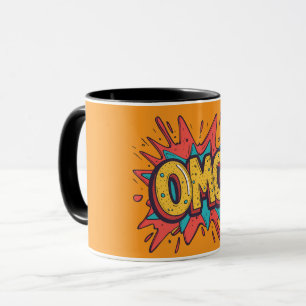 Retro Comic “OMG!” Pop Art Coffee Mug