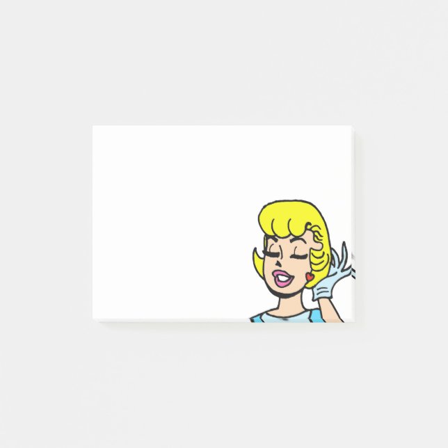 Retro Comic Strip Beauty Notes (Front)