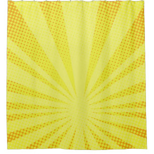 retro comic yellow background raster gradient half