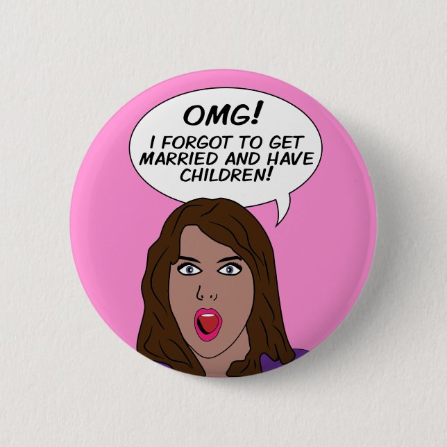 RETRO COMICS 2 INCH ROUND BUTTON (Front)