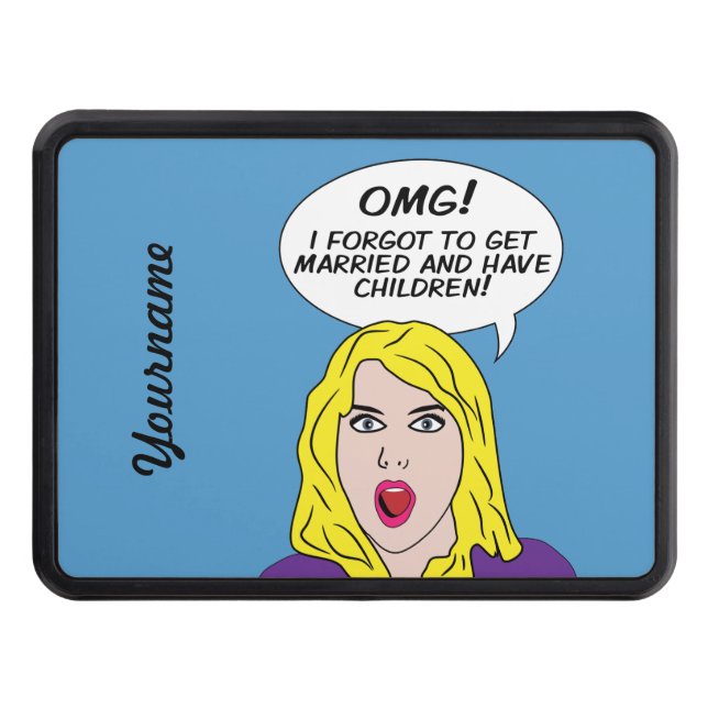 RETRO COMICS custom hitch cover (Front)