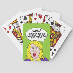 RETRO COMICS playing cards