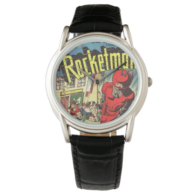 Retro comics - Rocketman Watch (Front)