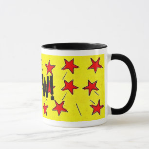 Retro Comix Stars "WOW!" Mug