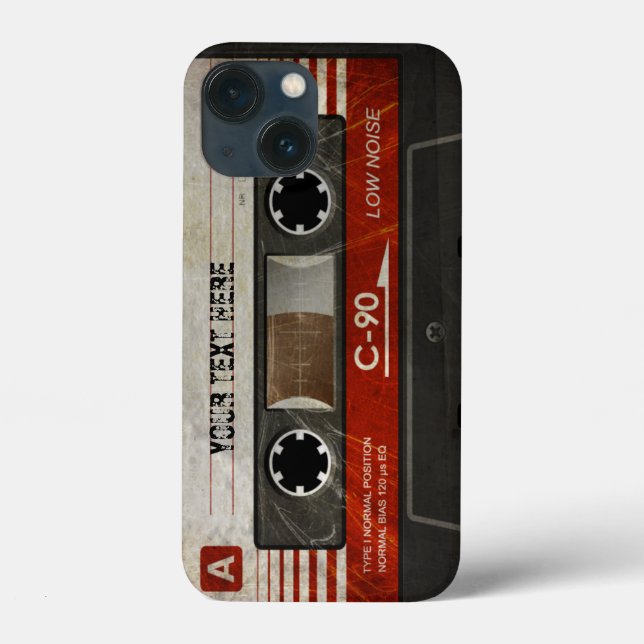 Retro Compact Audio Cassette | DJ Best Gifts Case-Mate iPhone Case (Back)