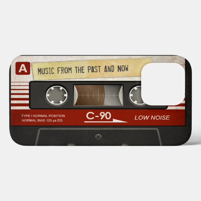 Retro Compact Audio Cassette | DJ Best Gifts Case-Mate iPhone Case (Back (Horizontal))