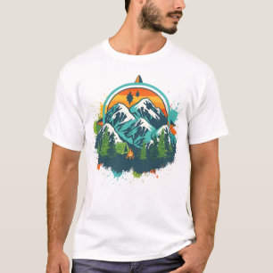 Retro Compass Adventure Tee for Nature Lovers