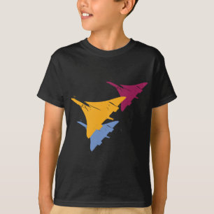 Retro Concorde Jet Airplane Aviation Flight Design T-Shirt