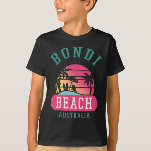 Retro Cool Bondi Beach Original Australia Beaches  T-Shirt