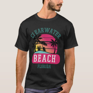 Retro Cool Clearwater Beach Original Florida Beach T-Shirt