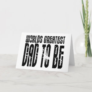 Retro Cool Dads to Be : World's Greatest Dad to be Card