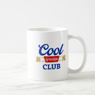Retro Cool Grandpa Club Family Matching Father's D Coffee Mug