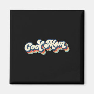 Retro Cool Moms Club Mom Life Funny Mothers Day Magnet