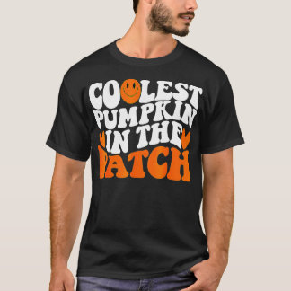 Retro Coolest Pumpkin In The Patch Halloween  T-Shirt