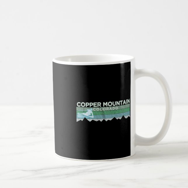 Retro Copper Mountain  Coffee Mug (Right)