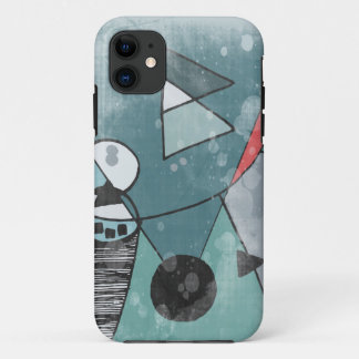 Rétro coque iphone de conception d'âge d'espace de