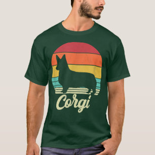 Retro Corgi Dog Lover T-Shirt