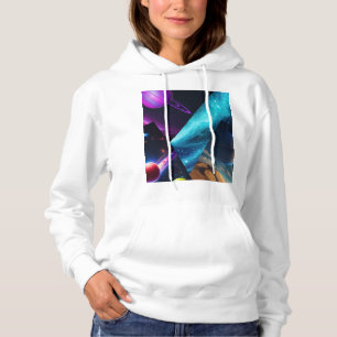 Retro Cosmic Multiverse Galactic Graphic Hoodie