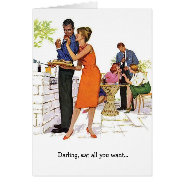 Retro Couple - Farting in Bed, (Front)