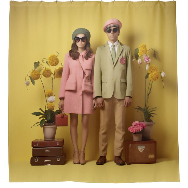 Retro Couple In Yellow (Front)