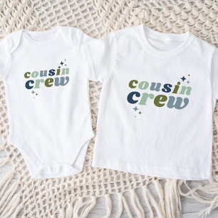 Retro Cousin Crew Matching Kids Baby Bodysuit