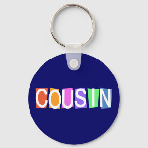 Retro Cousin Keychain