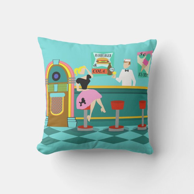 Rétro coussin extérieur de fontaine de soude (Recto)