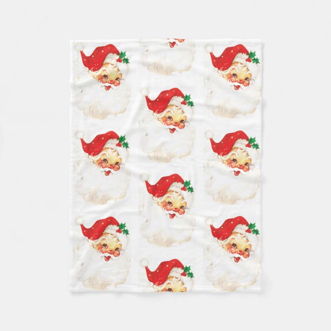 Rétro couverture de vacances de Noël de Père Noël (Devant)