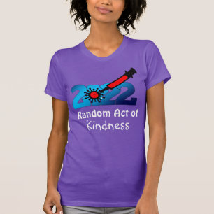 Retro COVID Vaccine Random Act of Kindness T-Shirt