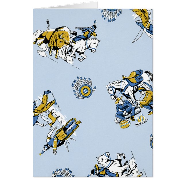 Rétro cowboy et Indiens (Devant)