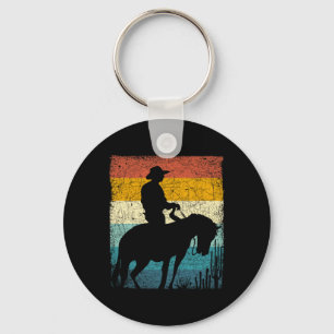 Retro Cowboy Keychain
