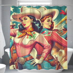 Retro Cowgirls Pin-ups